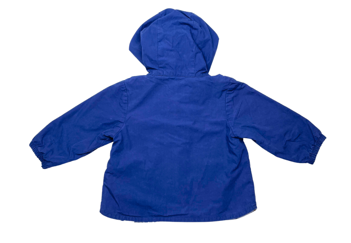 STELLA MCCARTNEY - Navy Hooded Jacket - 6 months