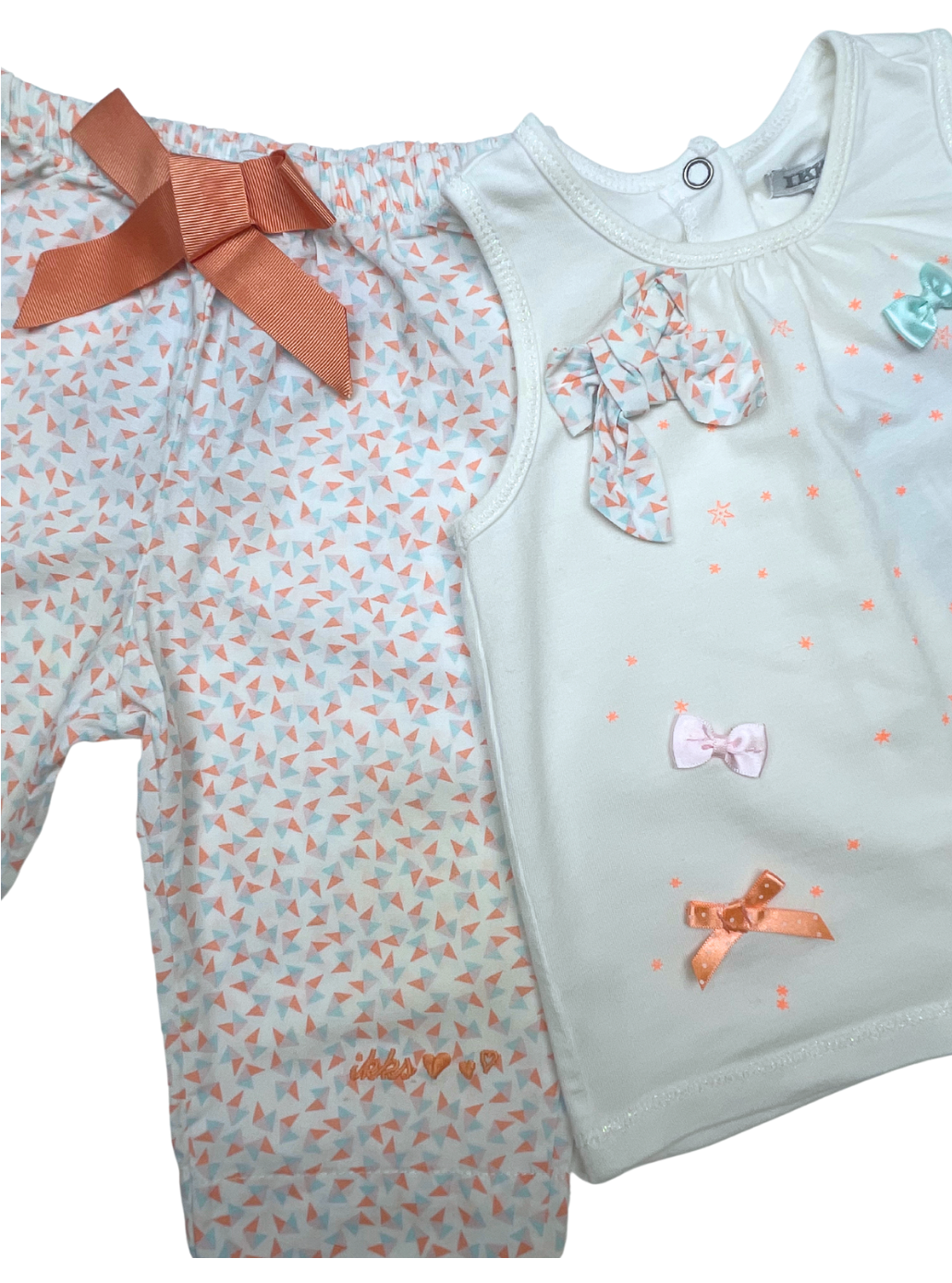 IKKS - Ensemble pantalon & top à motifs - 6 mois