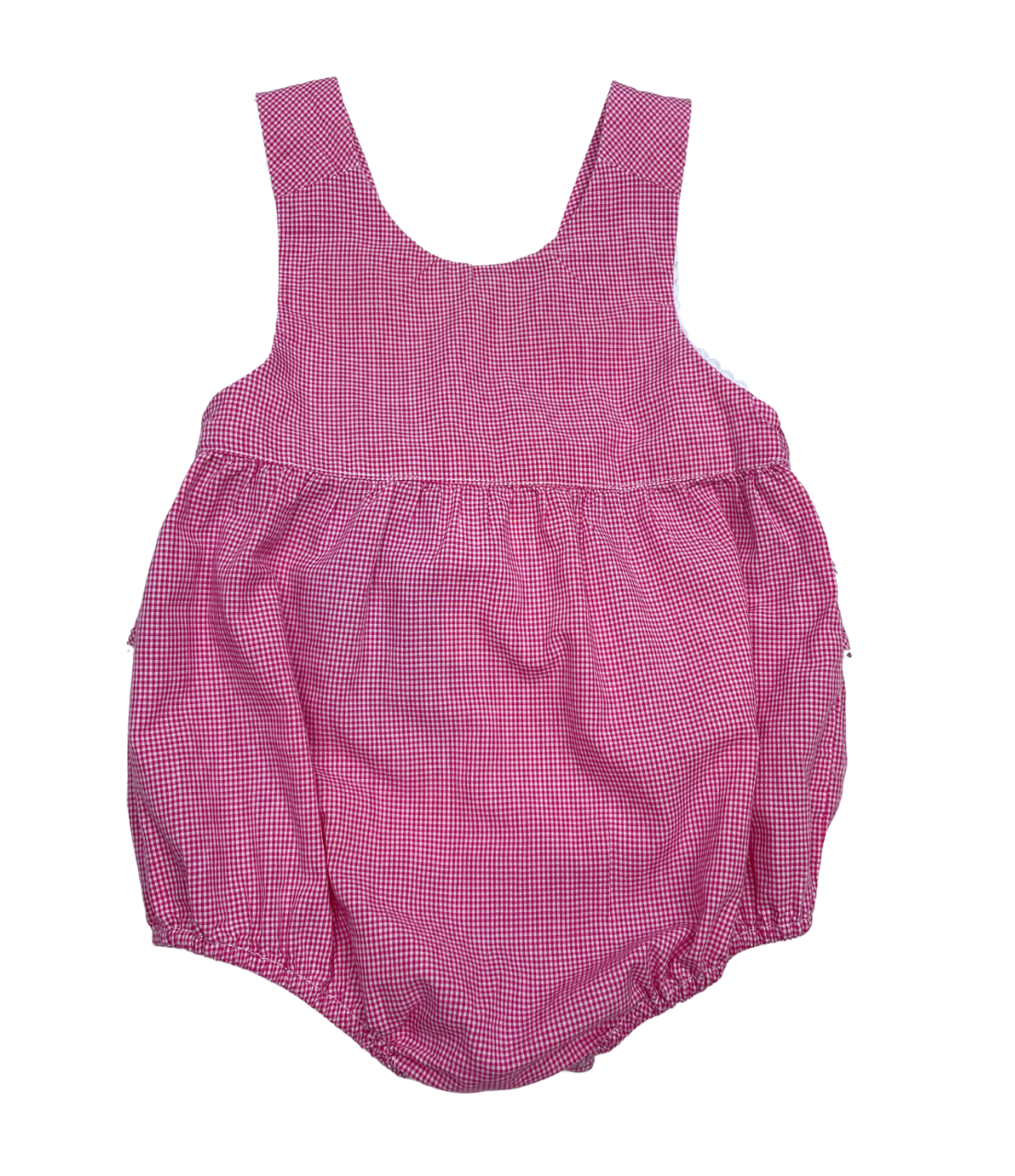 JACADI - Barboteuse vichy rouge - 6 mois