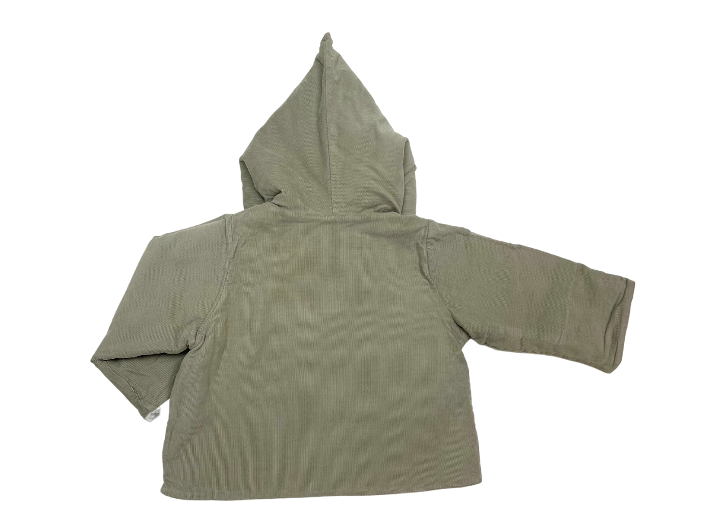 PETIT BATEAU - Manteau beige fourré - 3 mois