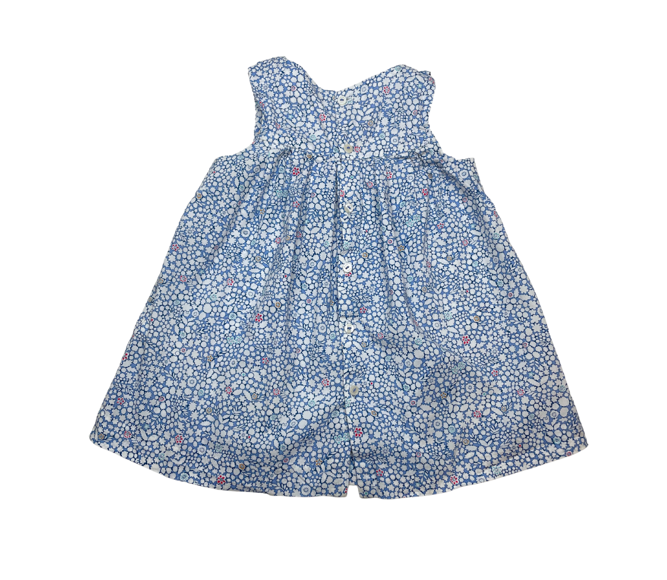 JACADI - Robe à fleurs bleu - 18 mois