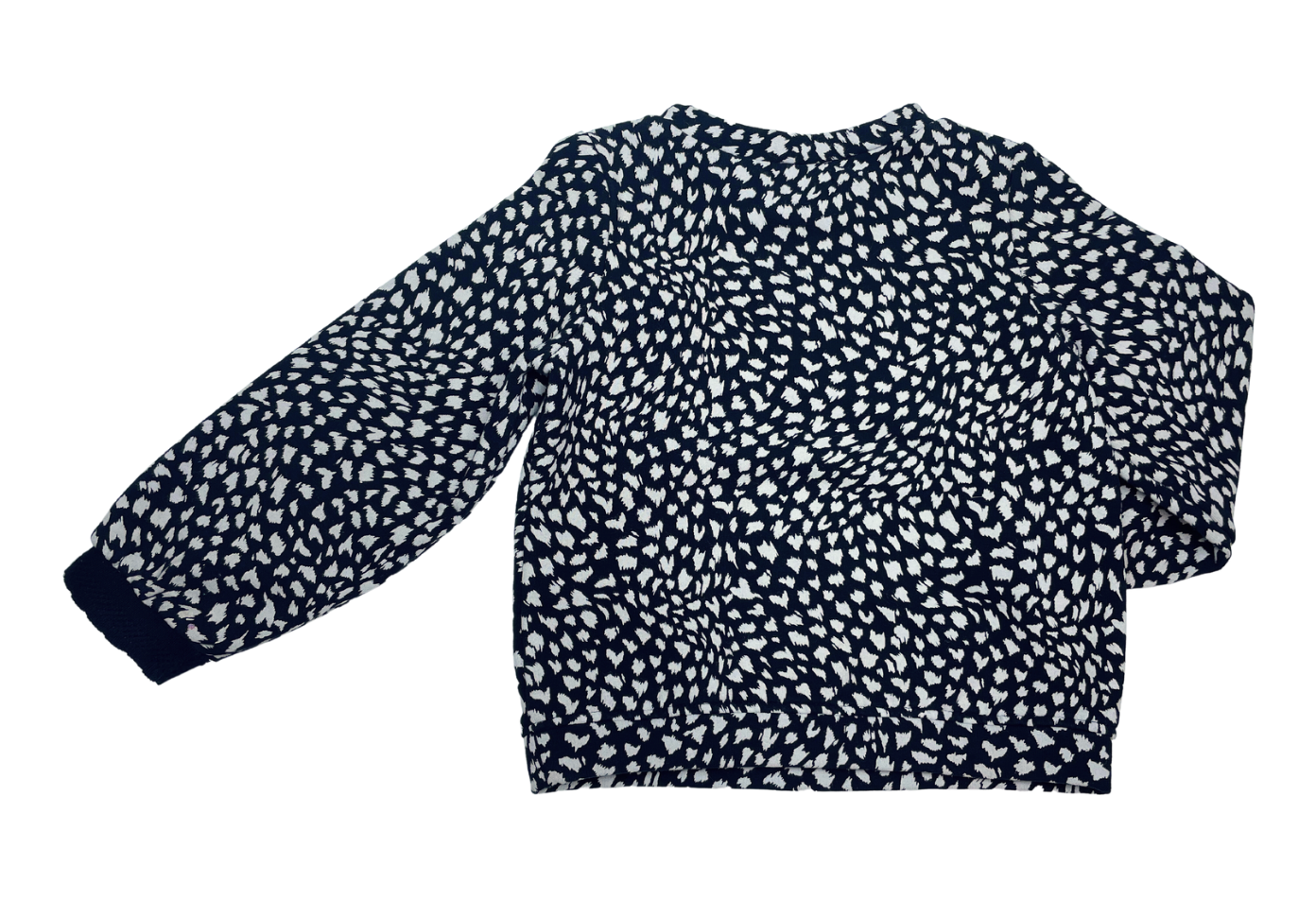 IKKS - Sweat imprimé animal noir & blanc "rock" - 4 ans