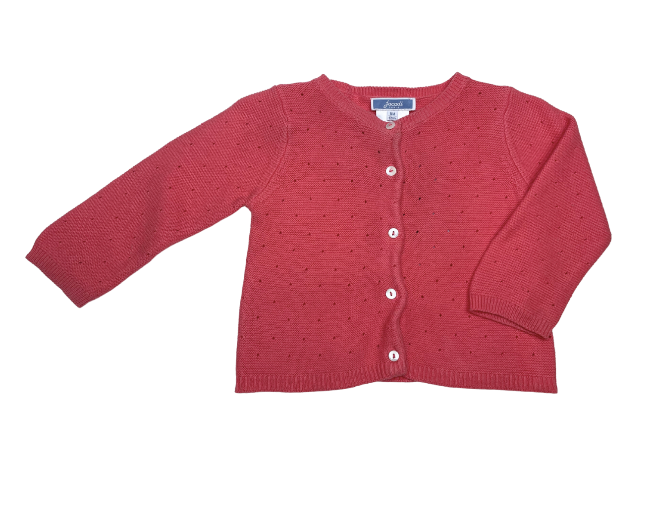 JACADI - Cardigan rose - 6 mois