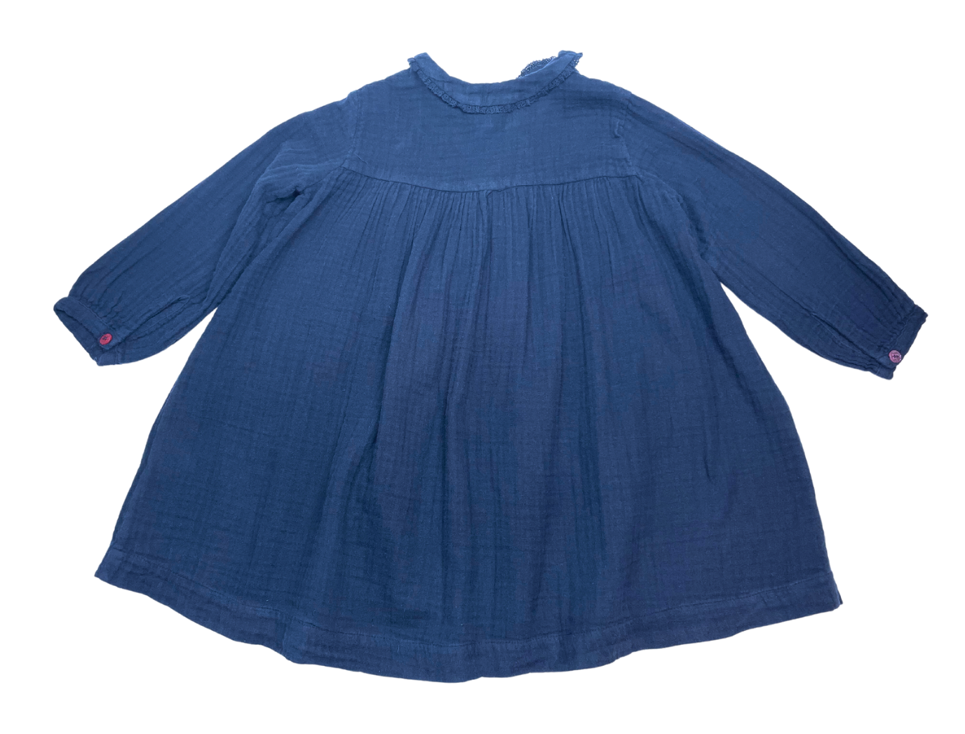 BONTON - Robe marine avec boutons à paillettes multicolores - 4 ans