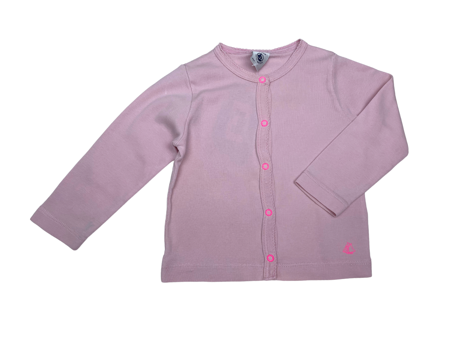 PETIT BATEAU - Cardigan rose - 18 mois