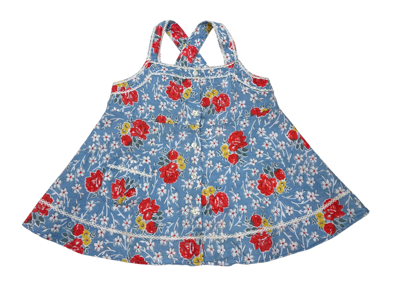 RALPH LAUREN - Robe à fleurs - 18 mois