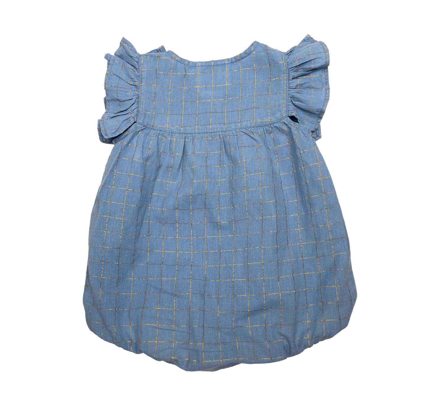 LOUIS LOUISE - Blauer Strampler - 6 Monate