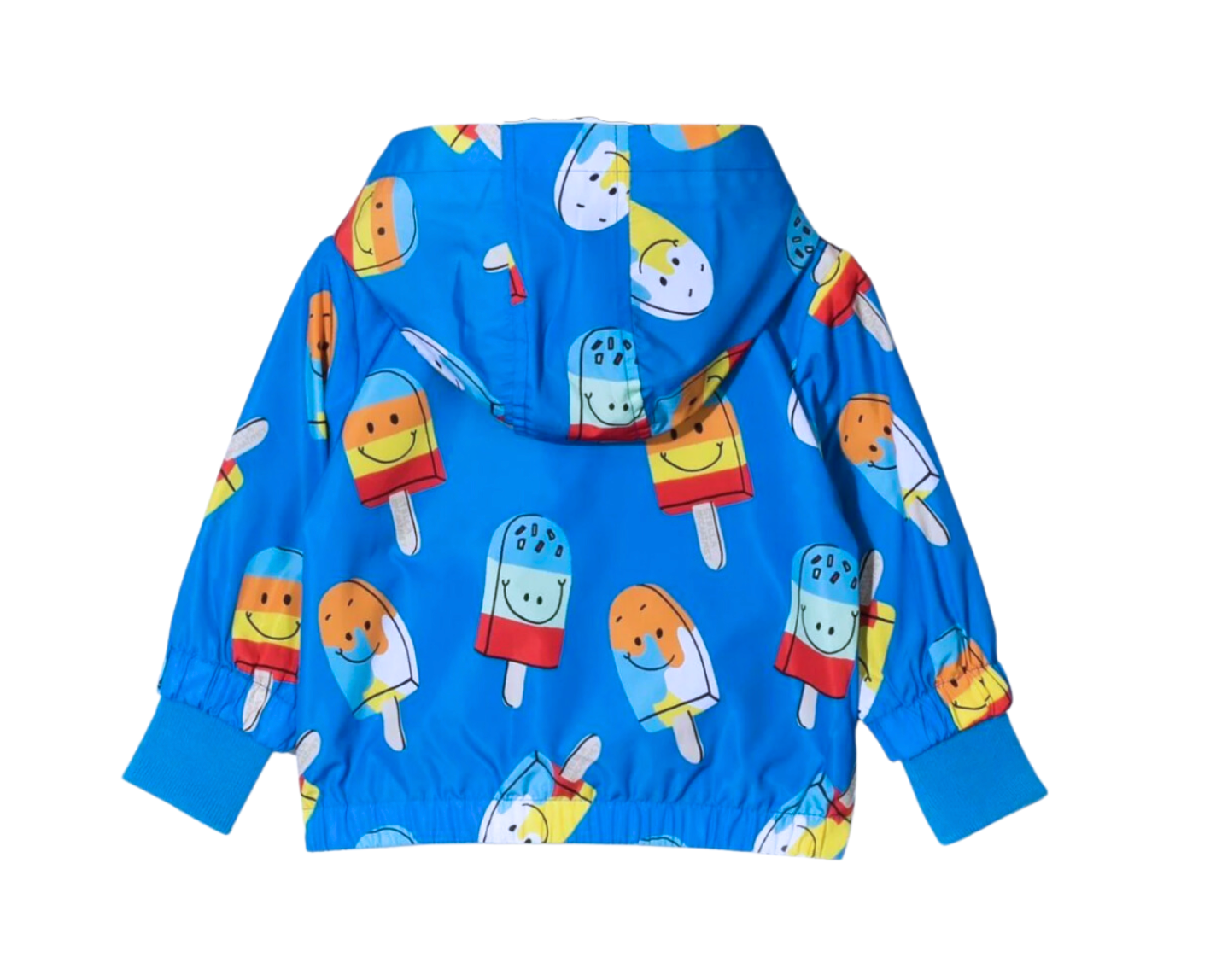 STELLA MCCARTNEY - Blue ice cream print hooded jacket - 12 months
