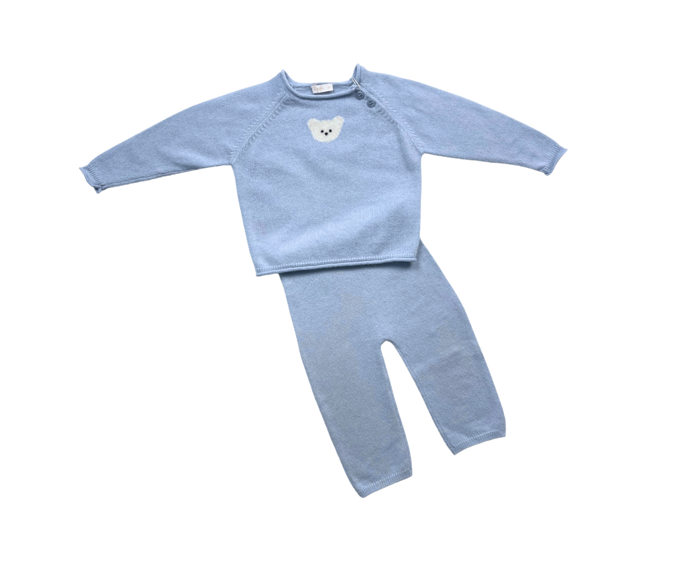 IL GUFO - Ensemble en cachemire ours - 9 mois