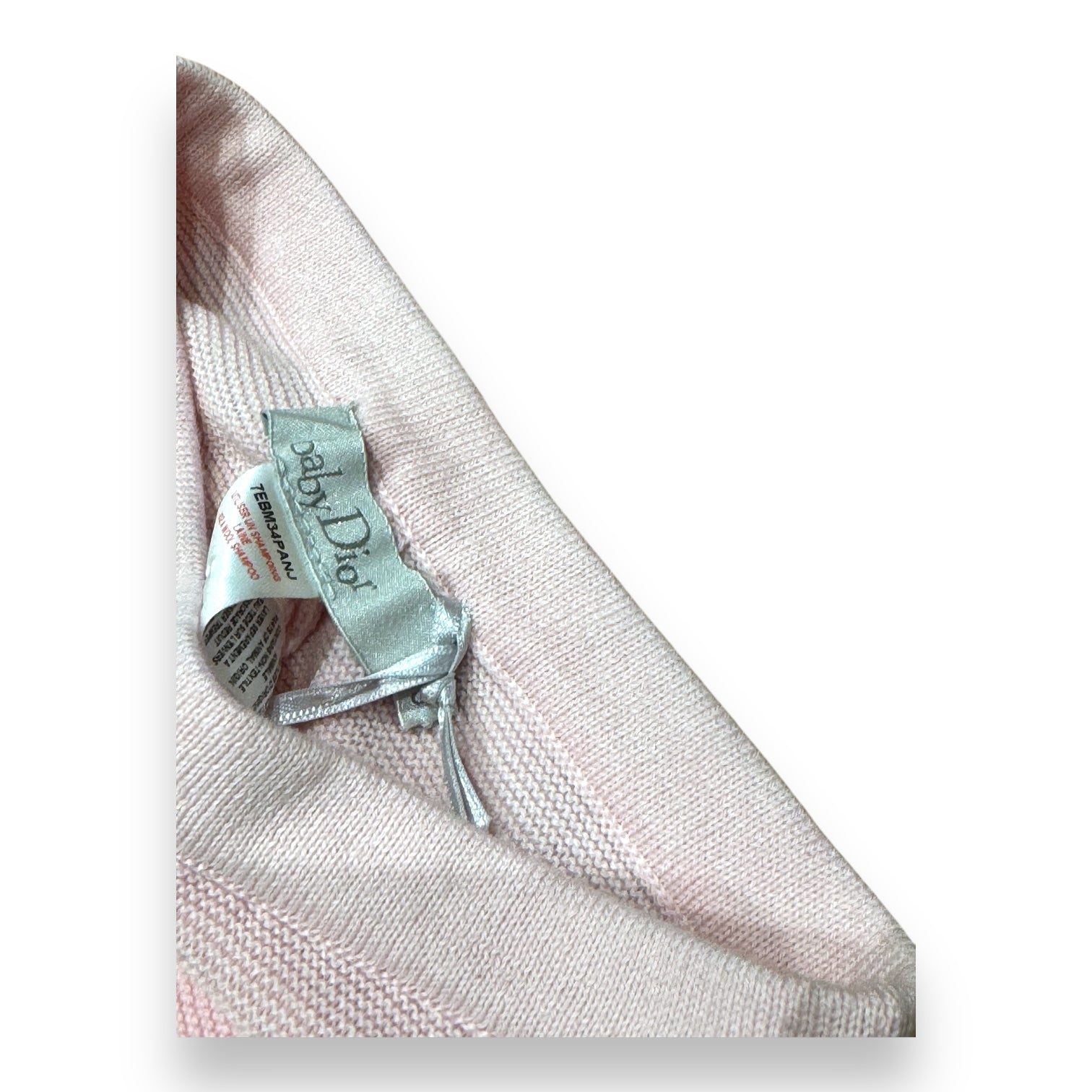 BABY DIOR - Legging rose en cachemire neuf - 9 mois