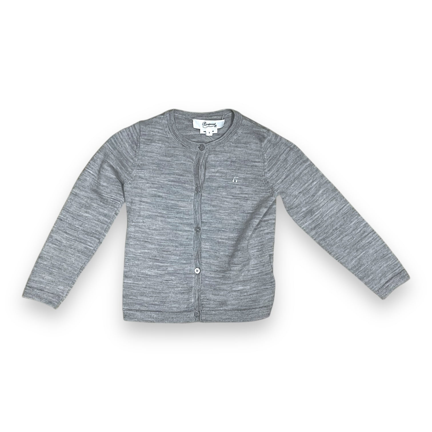 BONPOINT - Gray cardigan - 3 years
