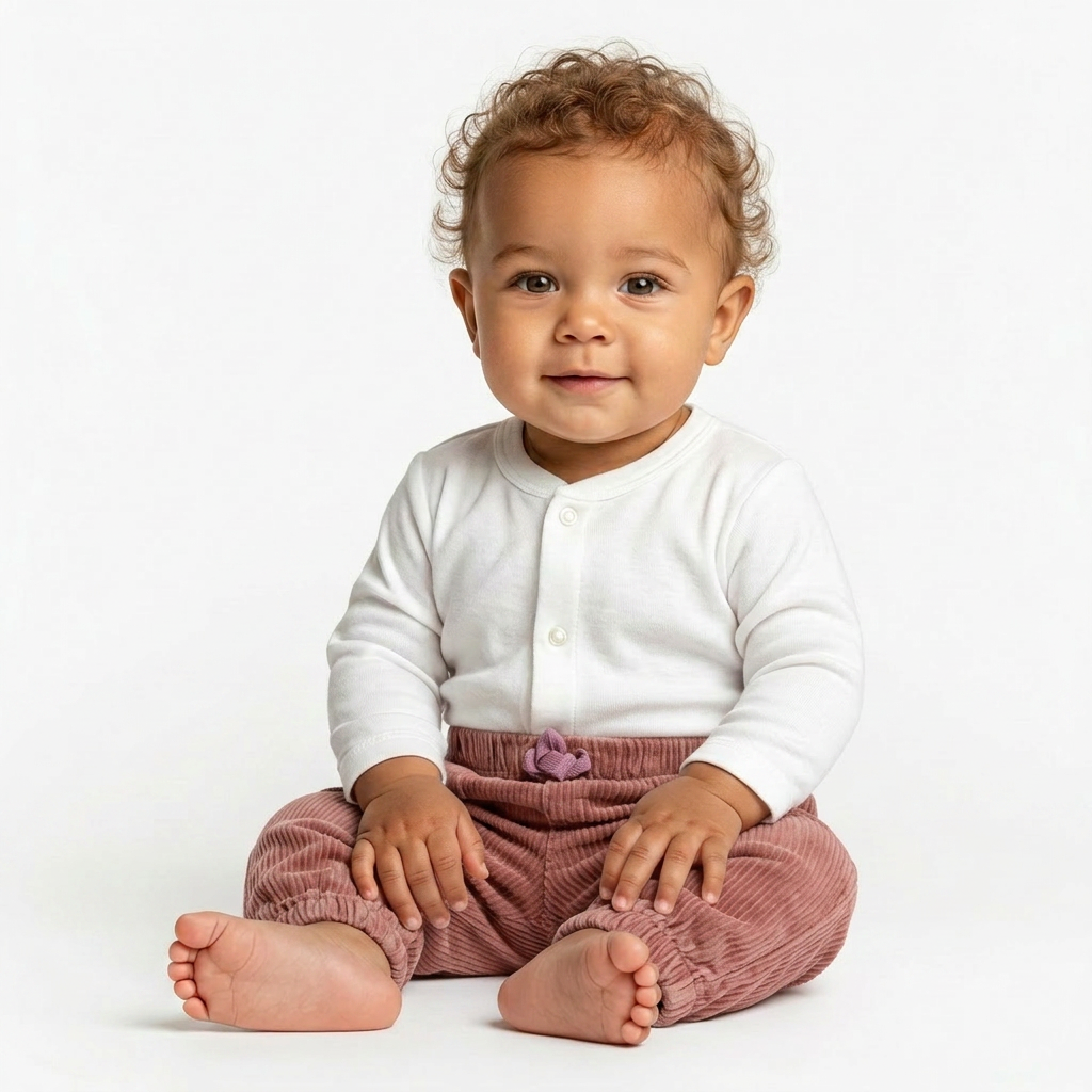 MARIE PUCE - PANTALON - ROSE - 6 MOIS