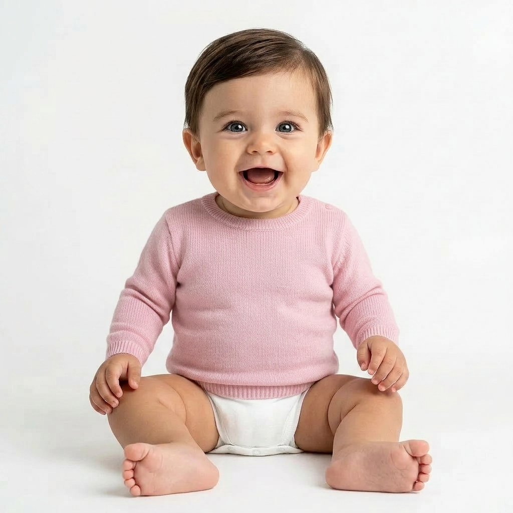 PAPA LOBSTER - PULL - ROSE - 6 MOIS