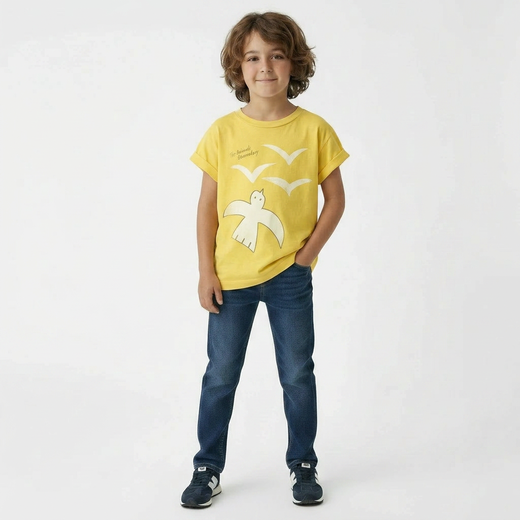 THE ANIMALS OBSERVATORY - T-SHIRT - JAUNE - 8 ANS