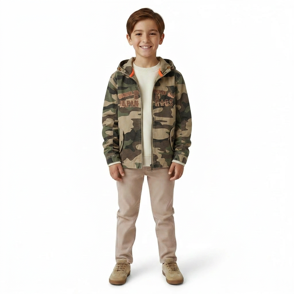 JAPAN RAGS - VESTE - BEIGE, MARRON - 12 ANS