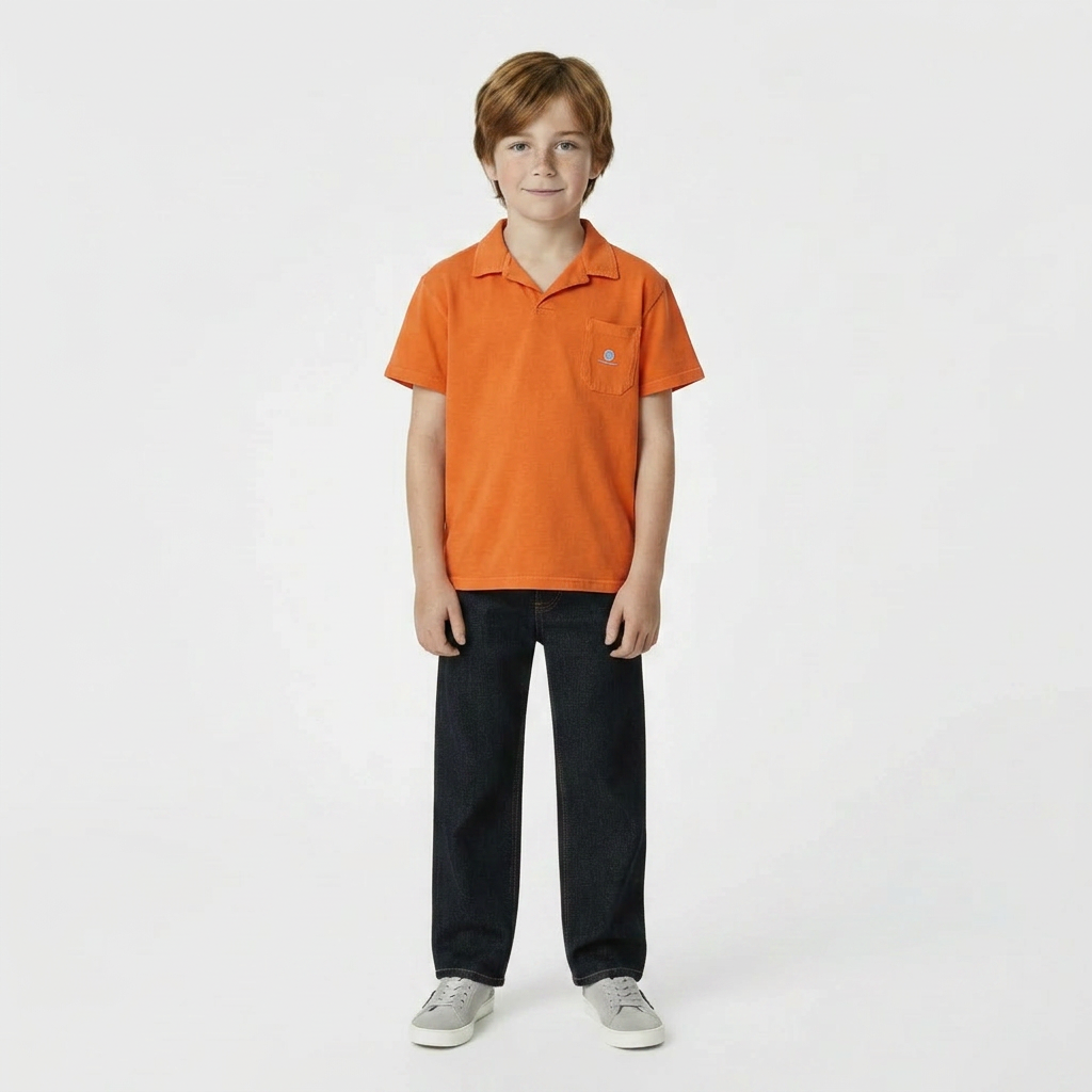 WE ARE KIDS - POLO - ORANGE - 10 ANS