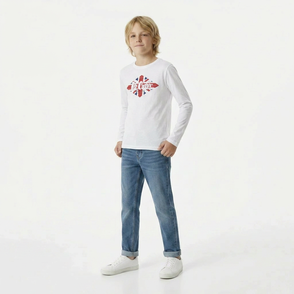 LEE - T-SHIRT - BLANC - 12 ANS