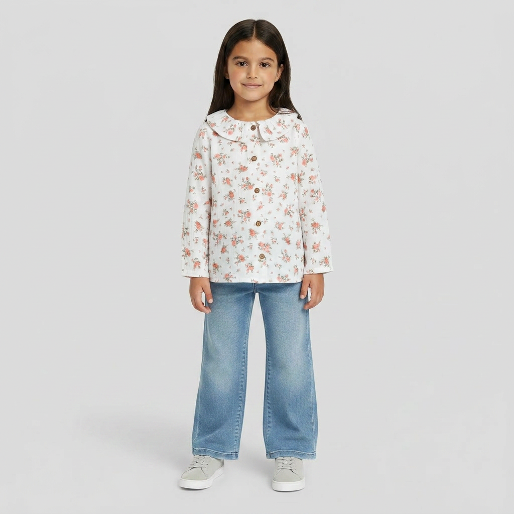 FRANGIN FRANGINE - CHEMISE - BLANC - 6 ANS