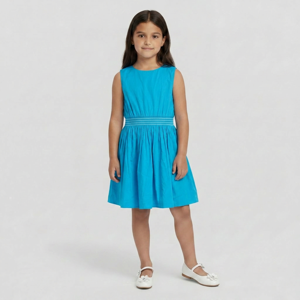 JACADI - ROBE - BLEU - 8 ANS