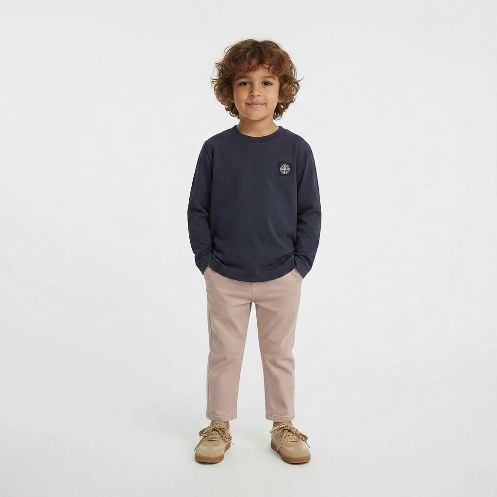 STONE ISLAND - T-SHIRT - GRIS - 3 ANS