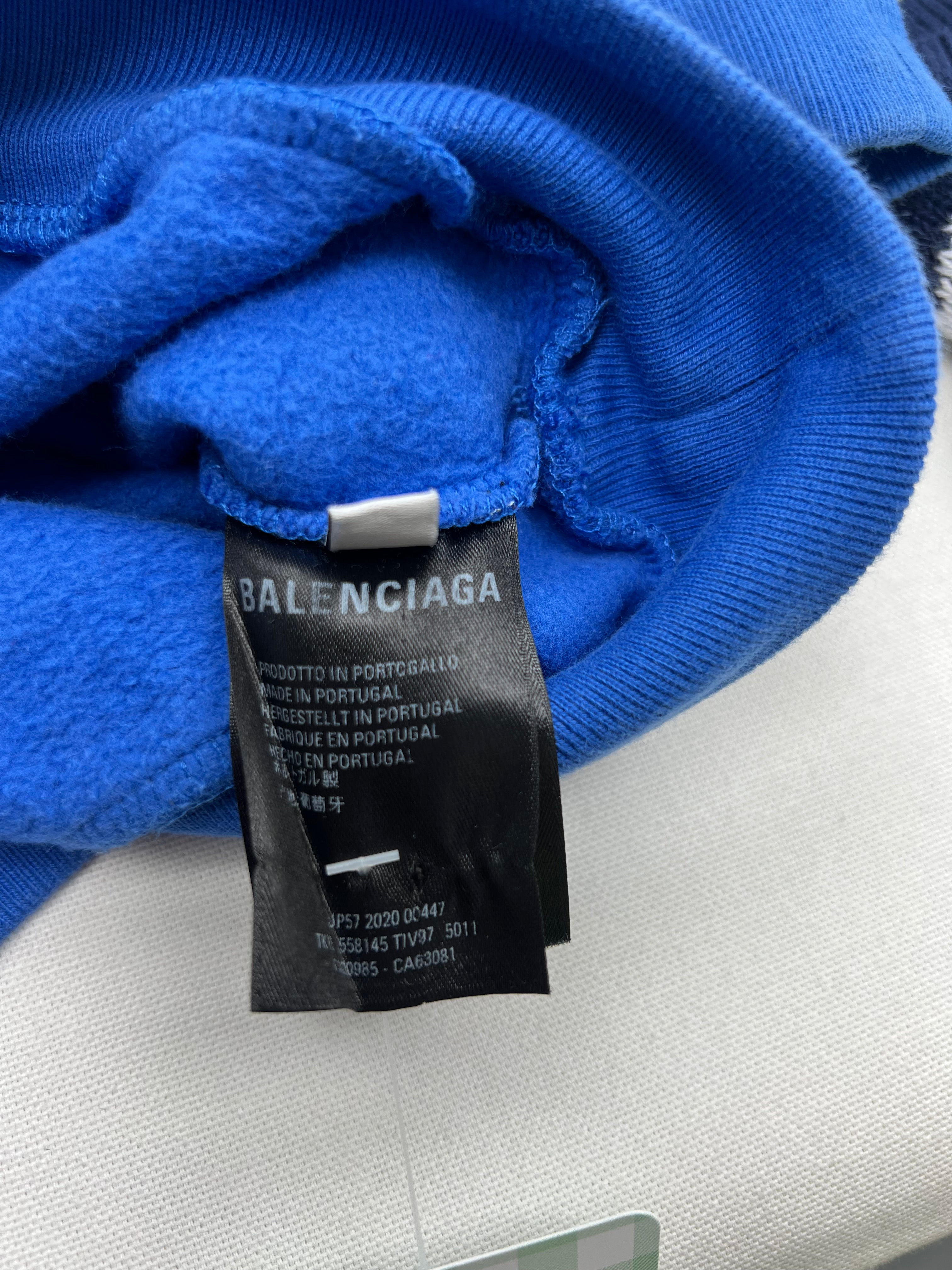 BALENCIAGA - SWEAT - BLEU - 24 MOIS