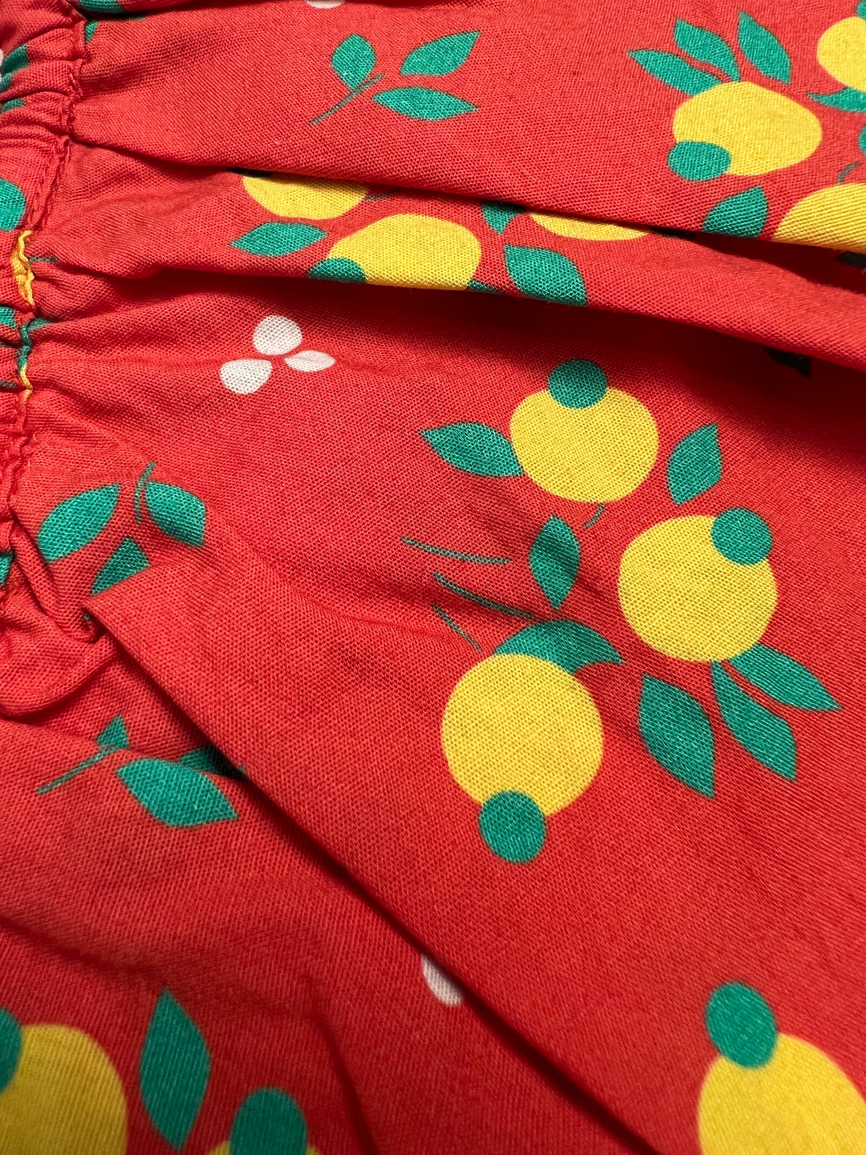 HELLO SIMONE - Roter Bikini-Badeanzug mit Zitronen - 4 Jahre