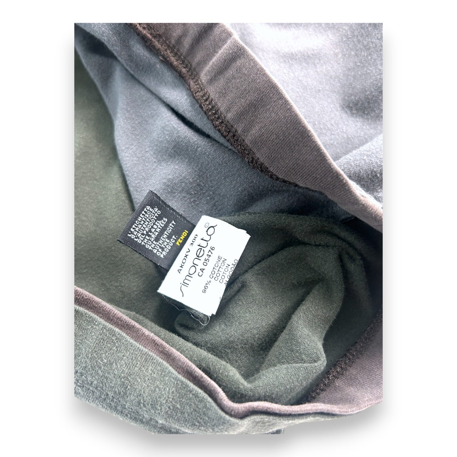 FENDI - Graues Kurzarm-Poloshirt - 10 Jahre