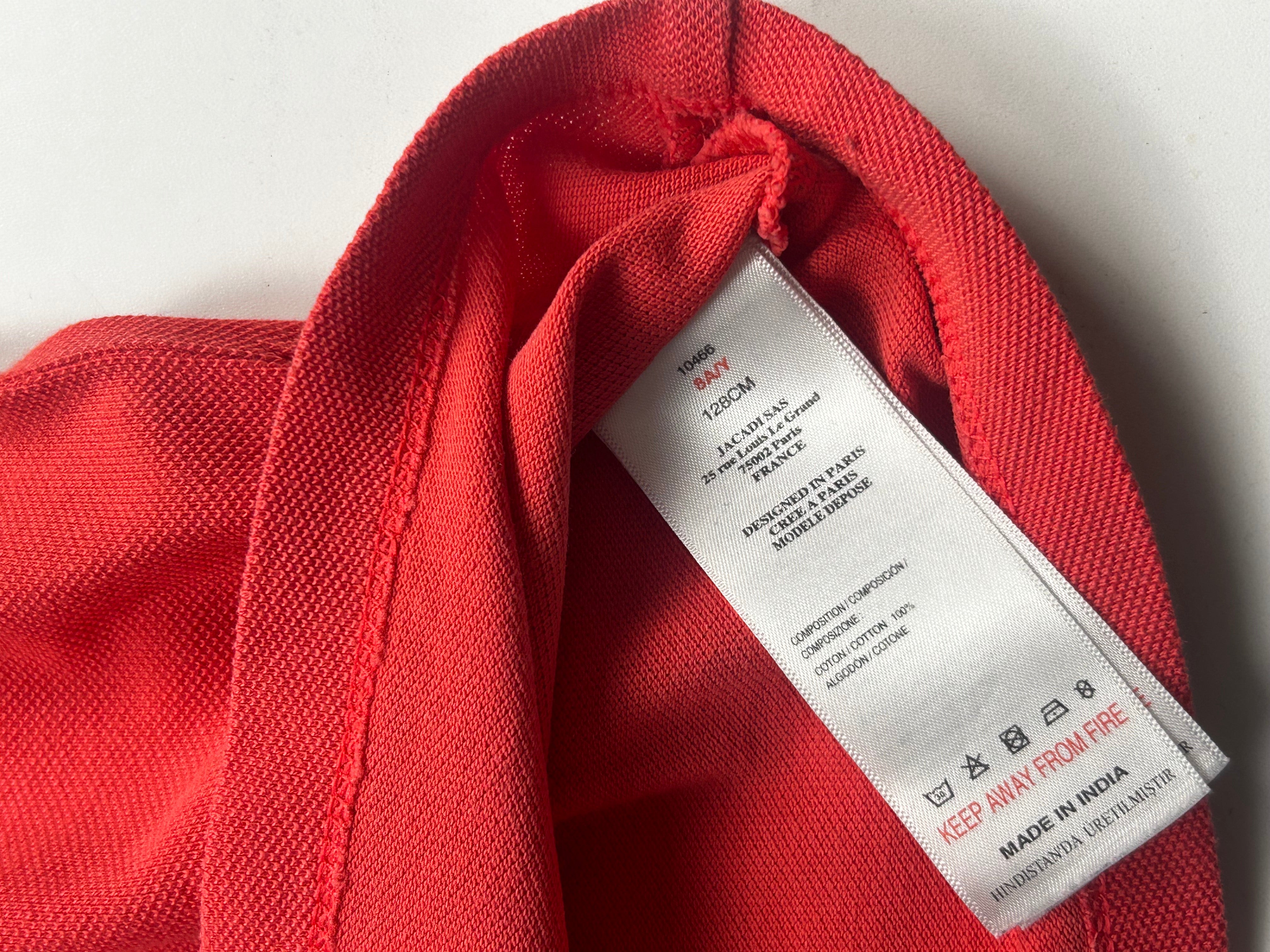 JACADI - Polo rouge - 8 ans