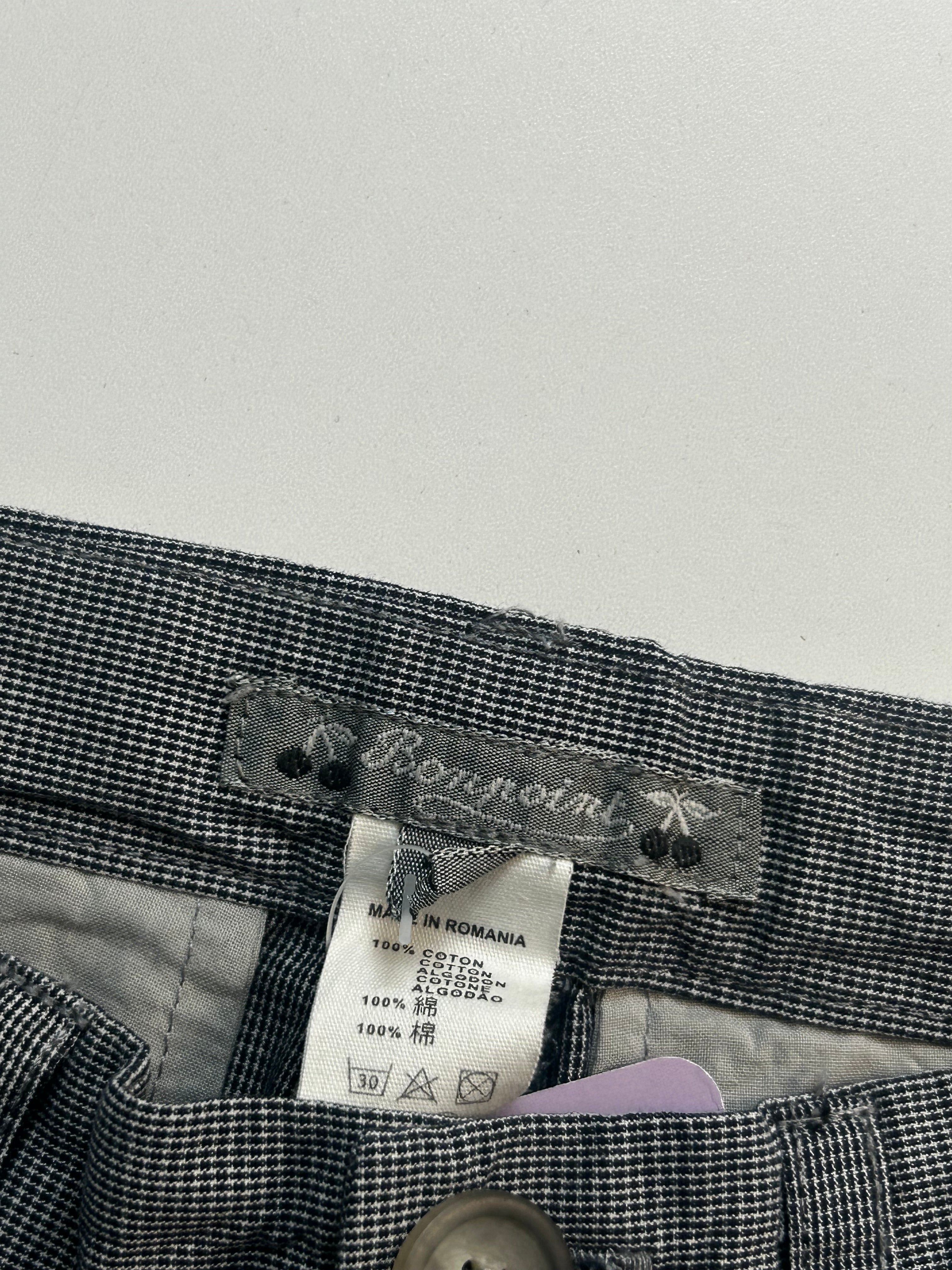 BONPOINT - Grau karierte Bermudashorts - 10 Jahre