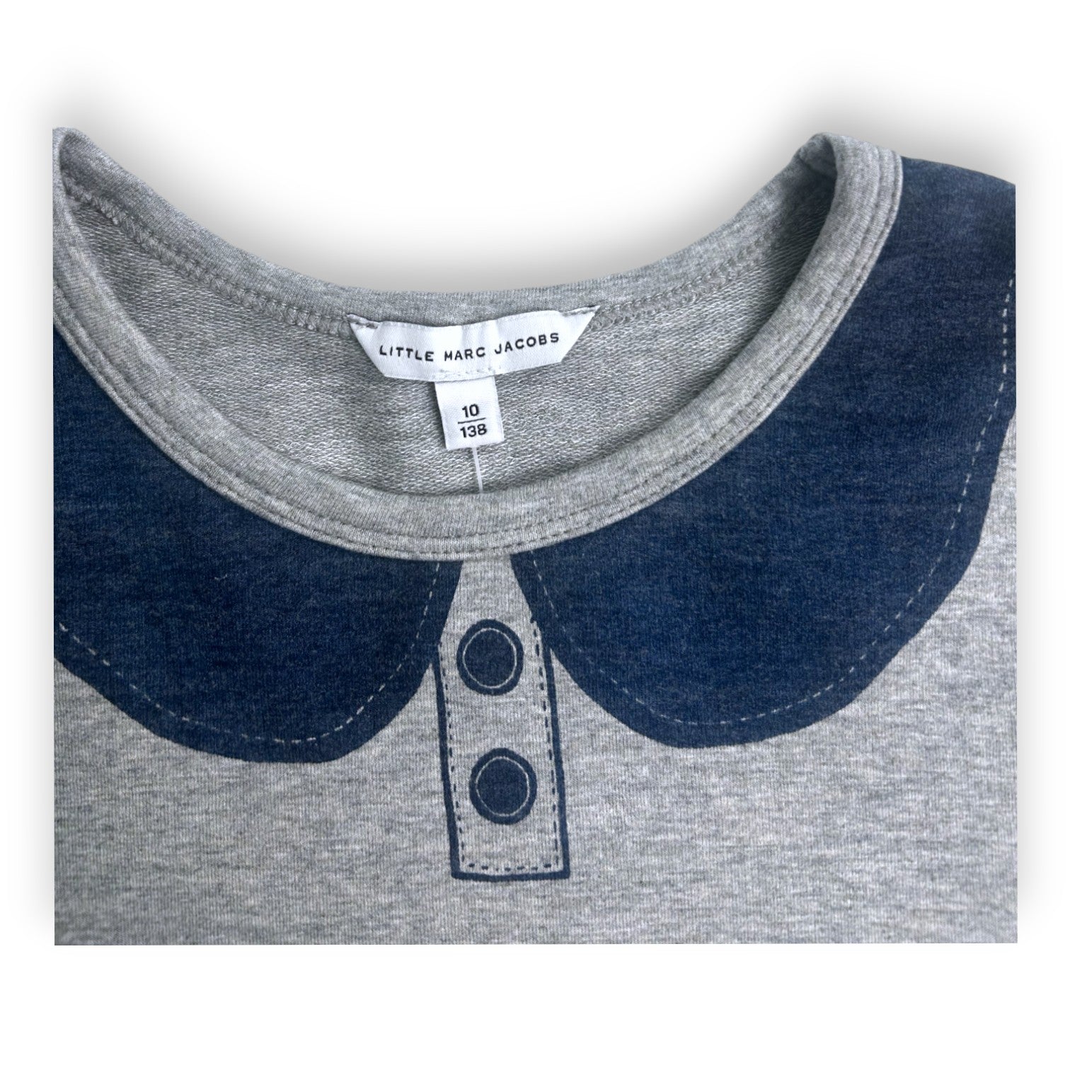 MARC JACOBS – Robe en coton grise – 10 ans