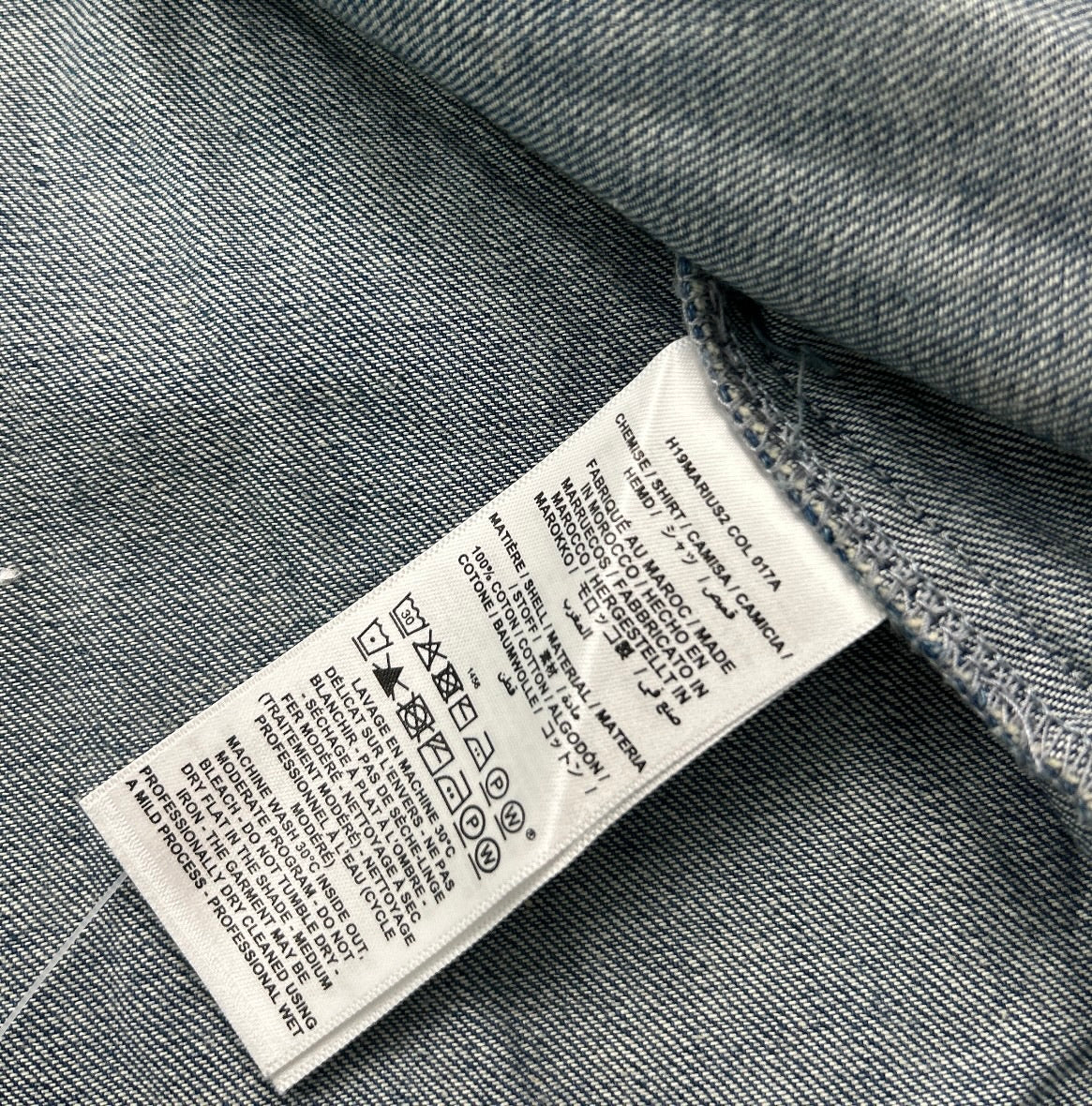 BONPOINT - Chemise en jean bleu - 14 ans