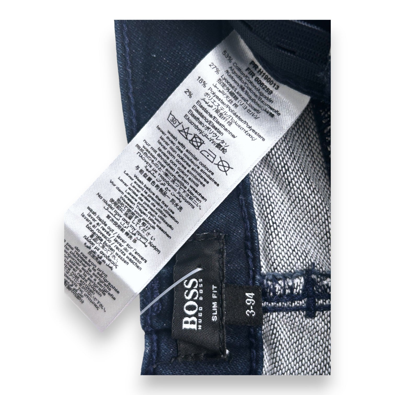 HUGO BOSS - Jean bleu foncé - 3 ans