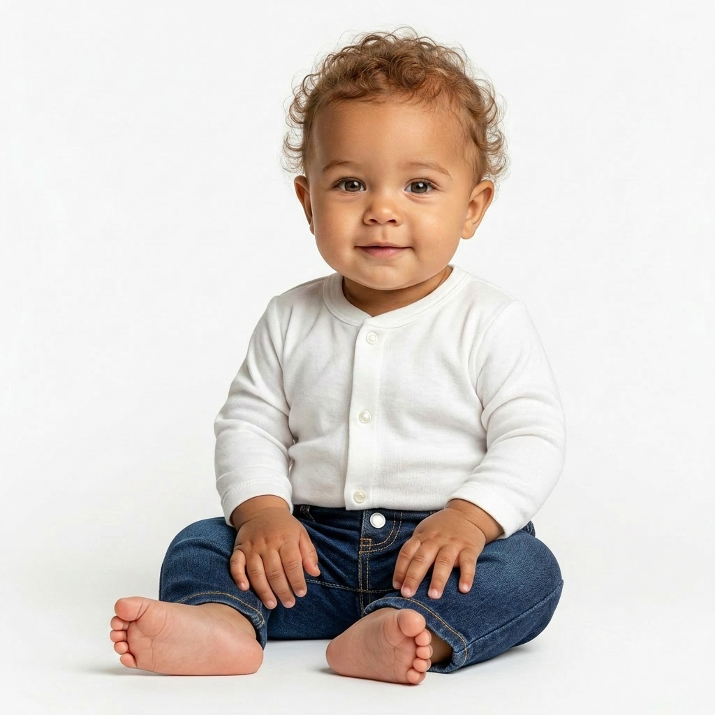 BONPOINT - PANTALON - BLEU - 12 MOIS