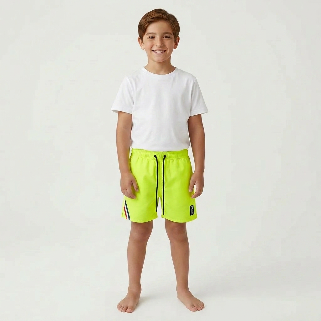 HERO SEVEN - SHORT DE BAIN - JAUNE - 8 ANS