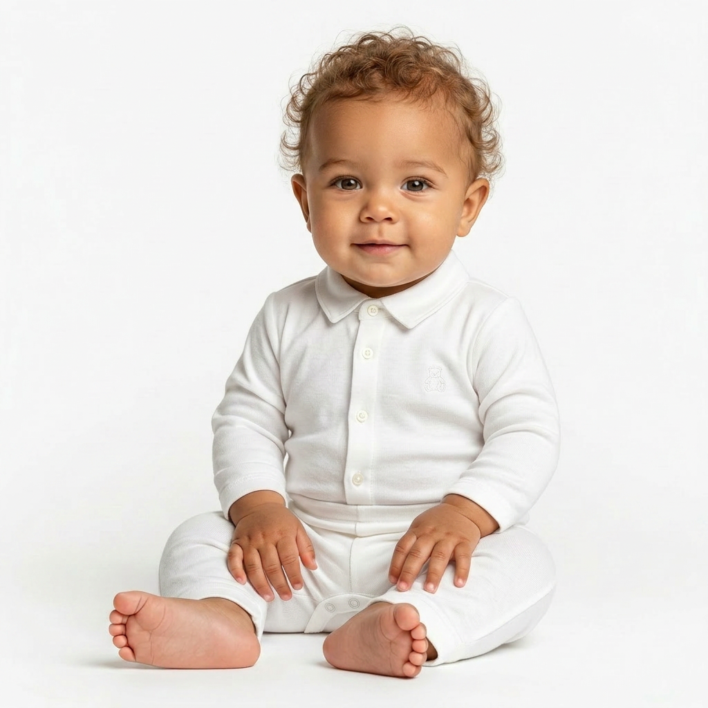 IL GUFO - CHEMISE - BLANC - 9 MOIS