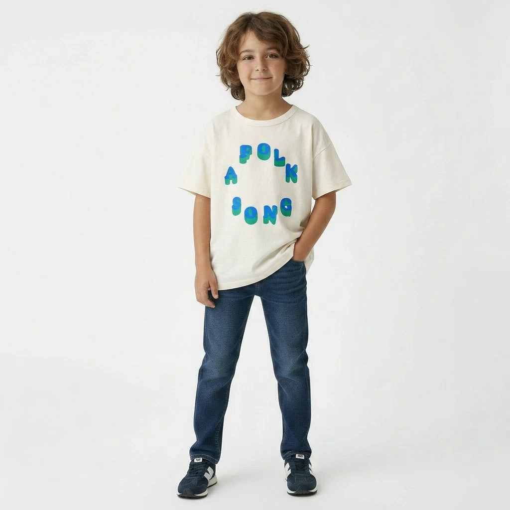 BOBO CHOSES - T-SHIRT - BEIGE - 8 ANS