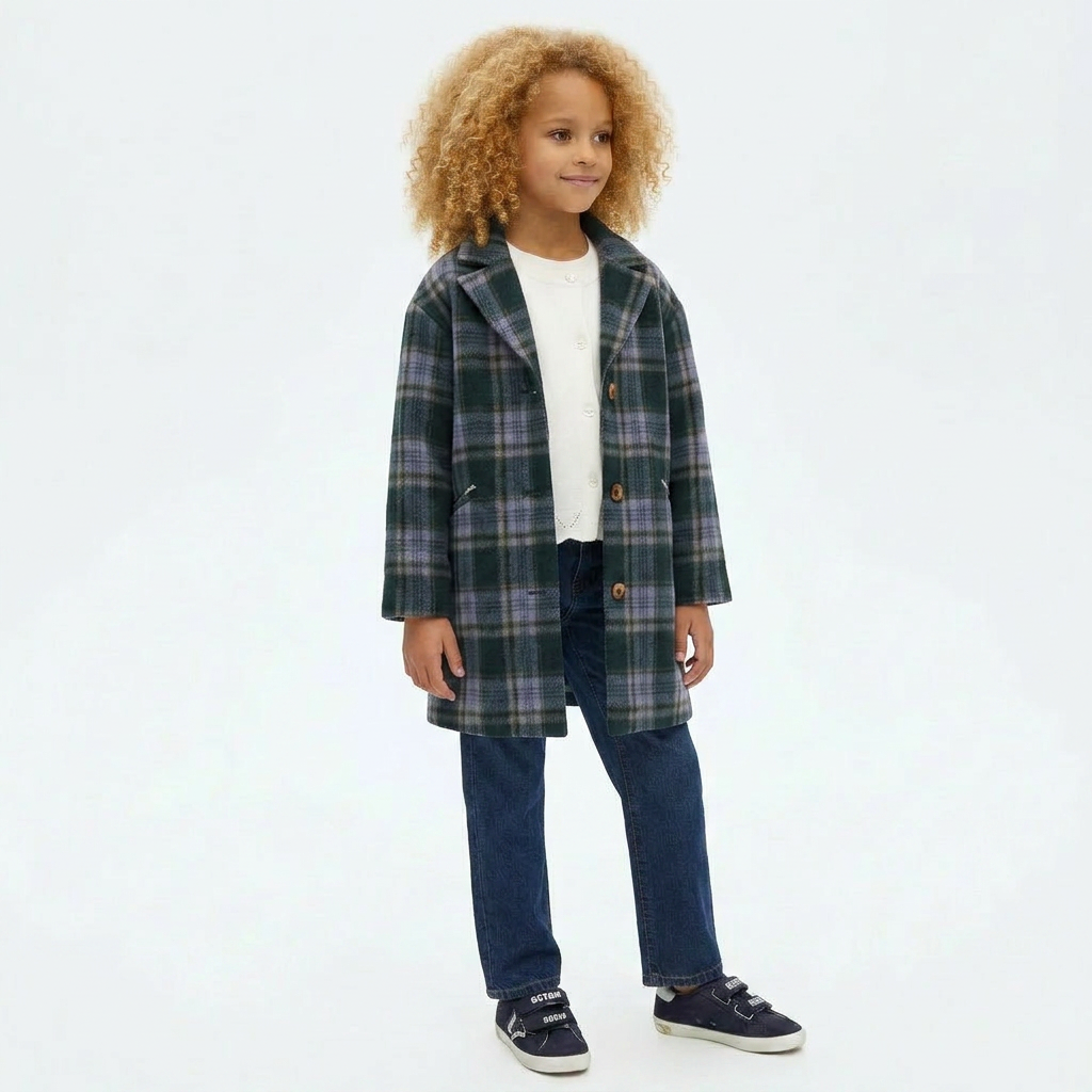 BONTON - MANTEAU - VERT - 8 ANS