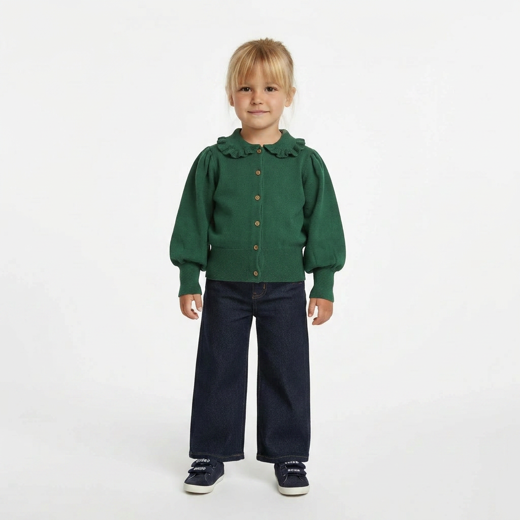 EMILE & IDA - CARDIGAN - VERT - 24 MOIS