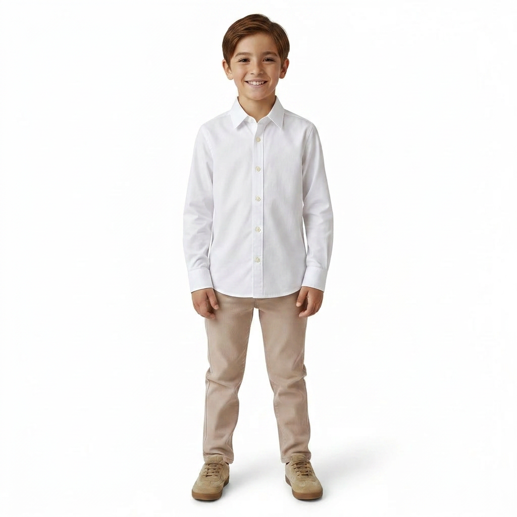 BELLEROSE - CHEMISE - BLANC - 8 ANS