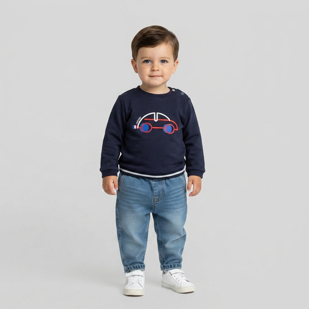 JACADI - PULL - BLEU - 3 ANS