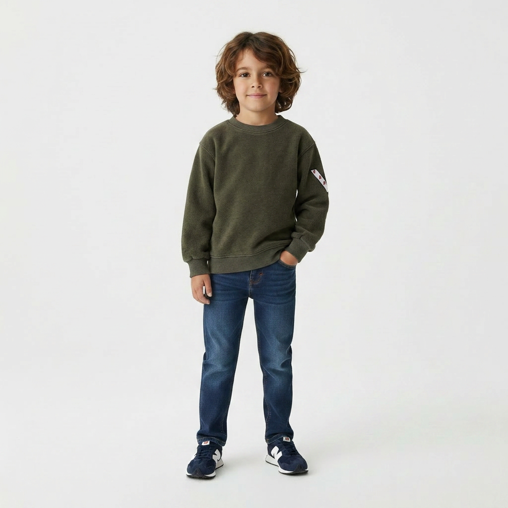 BELLEROSE - PULL - VERT - 6 ANS