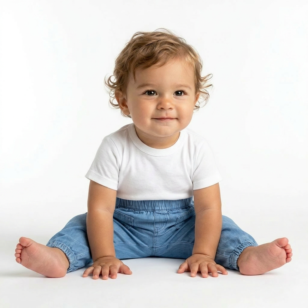 JACADI - PANTALON - BLEU - 12 MOIS