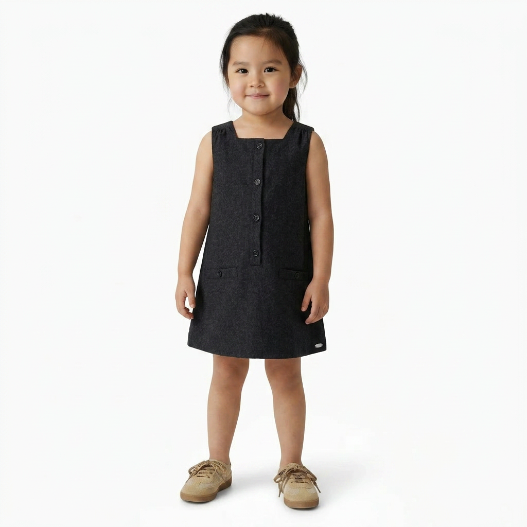 CHLOÉ - ROBE - GRIS - 24 MOIS
