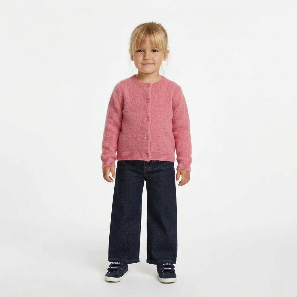 JACADI - CARDIGAN - ROSE - 24 MOIS