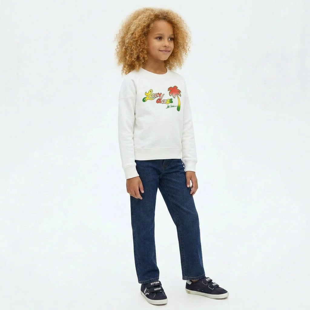 BELLEROSE - PULL - BLANC - 8 ANS