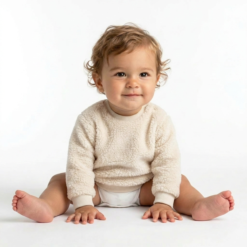 EMILE & IDA - PULL - BEIGE - 6 MOIS
