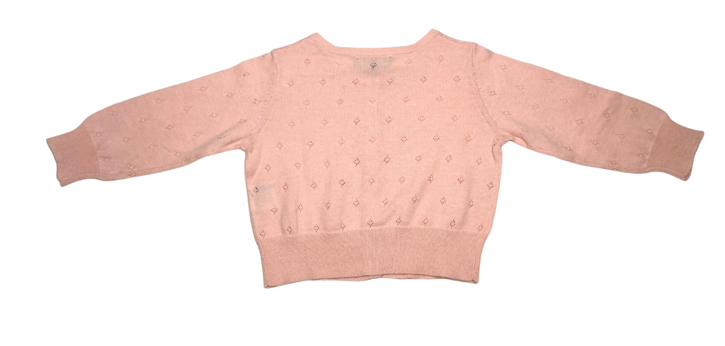 ILOVEGORGEOUS - Cardigan rose poudre - 6/12 mois