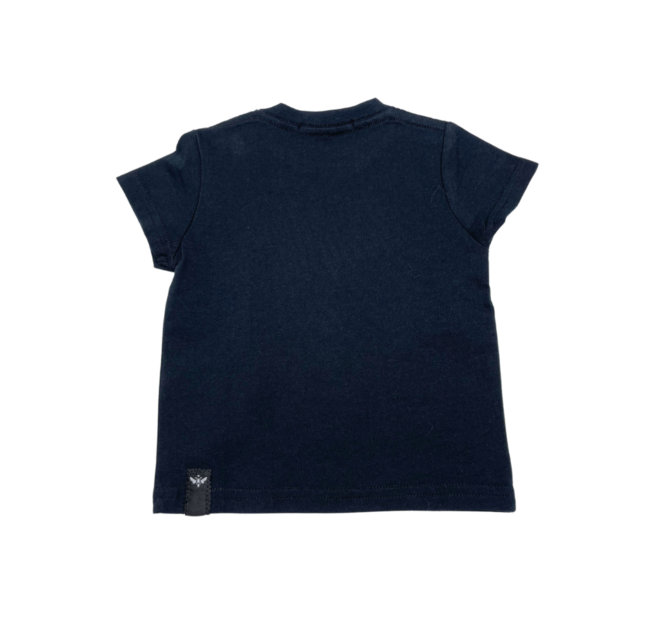 I TALK TO MUCH - Schwarzes T-Shirt - 3 Monate