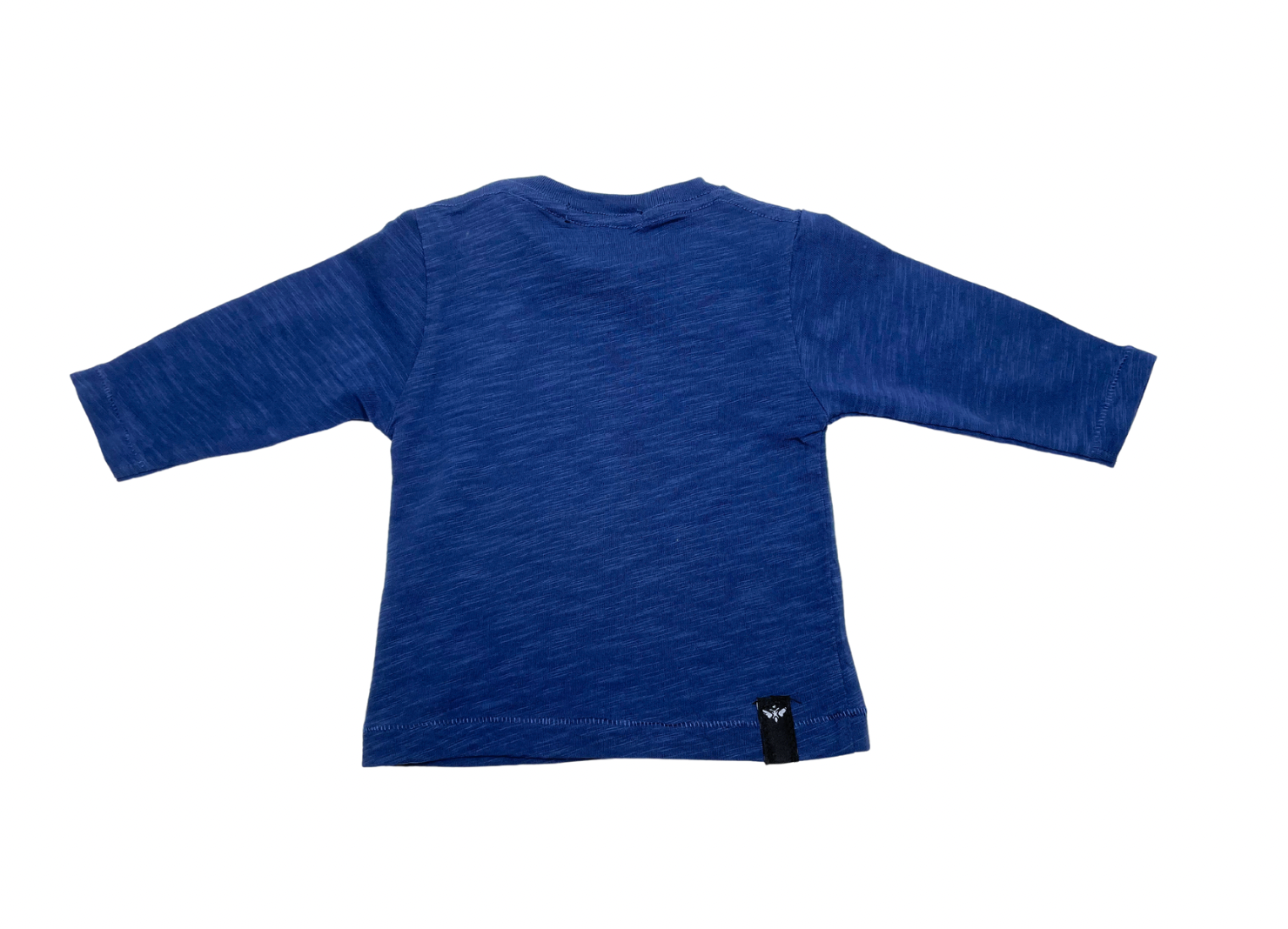 I TALK TO MUCH - Marineblaues Kassetten-T-Shirt - 3 Monate