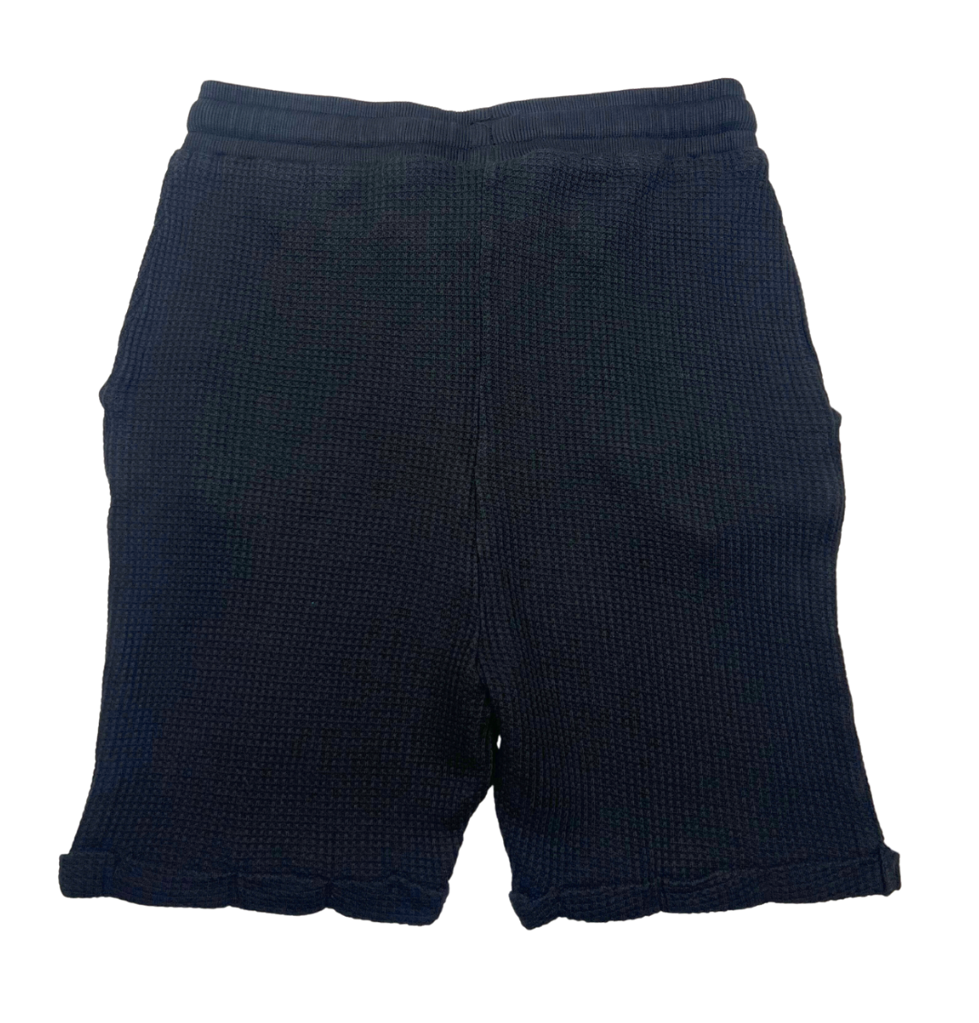 I DIG DENIM - Short en nid d'abeille noir - 8 ans